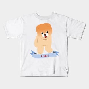 Pomeranian dog Kids T-Shirt